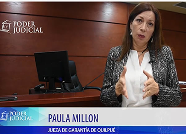 JUEZA PAULA MILLON DEL I JUZGADO DE GARANTIA QUILPUÉ ORDENA PRISION PREVENTIVA POR HOMICIDIO 
